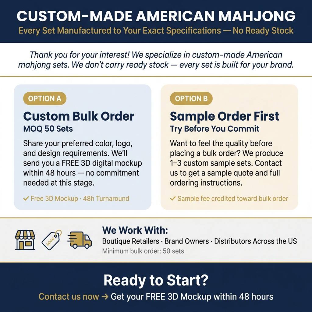 Modern Minimalist Acrylic American Mahjong Set – 166 Tiles detail